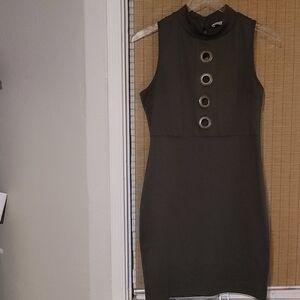 NAVY GREEN DRESS BY BLUE S